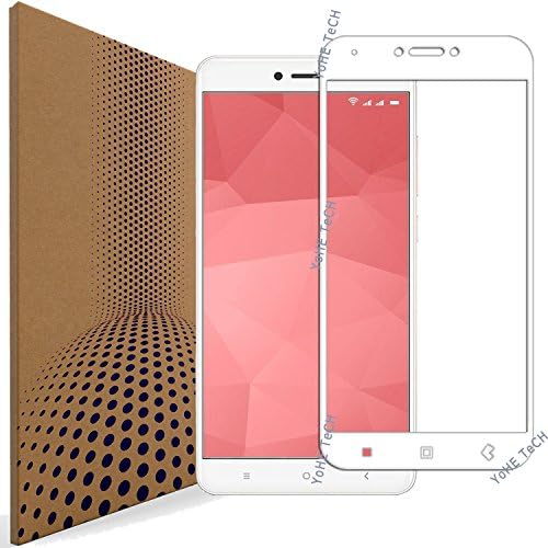 VLP XiaoMi RedMi Note 4X Value Edition Glass Screen Protector, 98% Clarity 2.5D Edge Anti Scratch Fingerprint Resistant Tempered Glass Screen Protector for XiaoMi RedMi Note 4X Value Edition (White)