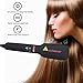 High quality Hair Straightener comb - Electric Straight Hair Styling Brush with 2 Free Hair Clips, Anti Scald Gloves and Small Cleanup Brush - Hair straightening Brush Babyliss Is Simple To Operate (Black)-ccbetter