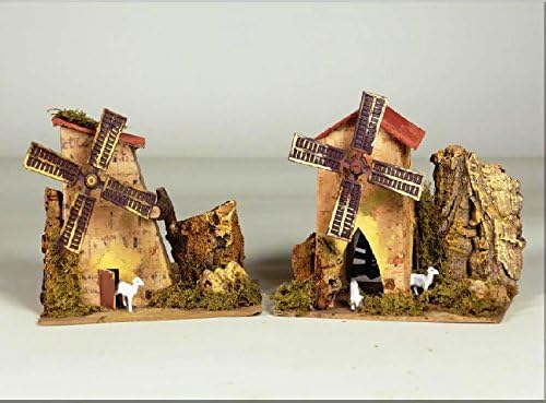 Windmill with Gearmotor 90-Degree 15 x 10 x 13 cm (2 Assorted Designs)