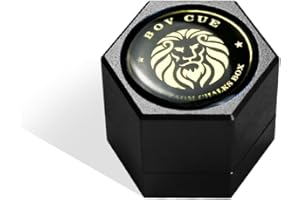 YEUEK Taom Billardqueue, sechseckiger Kreidehalter, tragbarer Queue-Kreidehalter für Raubfischkreide, Billardqueue, Snooker-Zubehör