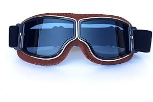 HONCENMAX Motorcycle Goggles, Motocross Glasses for Helmet, Safety Goggles for Dirt Bike BMX ATV Off Road Racing Ski Snowboard - Fog-proof/Windproof/UV Protection Adult