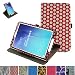 Produktbild Samsung Galaxy Tab E 9.6 Drehbares hülle,Mama Mouth 360°ROTATION Drehbares Standfunktion hülle mit Schöne Muster für 9.6" Samsung Galaxy Tab E 9.6 T560 T561 Android Tablet-PC,Rot