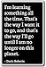 Produktbild I'm learning something all the time. That's t... - Doris Roberts - quotes fridge magnet, Black - Kühlschrankmagnet