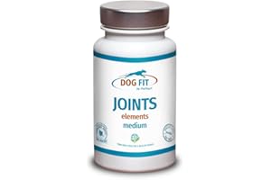 DOG FIT by PreThis® Joints Elements I Gelenkstärkung & Gelenkschutz für Hunde I Für die Gelenkfunktion I Ohne Zusätze (medium 10-25 kg)