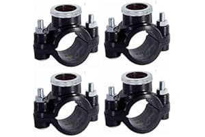 Suinga Pack 4 Collarin de Riego 32mm x 1/2''. Fitting para Instalación de Elementos de Riego como Aspersores, Difusores o Goteo