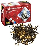 alter christbaumschmuck kaufen Die LED Lämpchen sind in einem Abstand von 10 cm angebracht, das grüne Kabel wird vor einem dunklen Hintergrund unsichtbar und nur die vielen Lichter strahlen hell