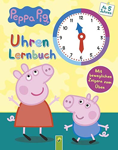 Peppa Pig Uhrenlernbuch: Mit beweglichen Zeigern zum Üben