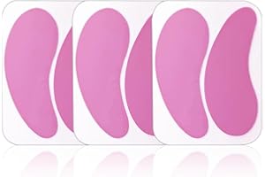 UENXRXE 3 Pares Parches antiarrugas Parches para ojos Almohadillas Antiarrugas de Silicona para Ojos Antienvejecimiento Almohadillas Reutilizables