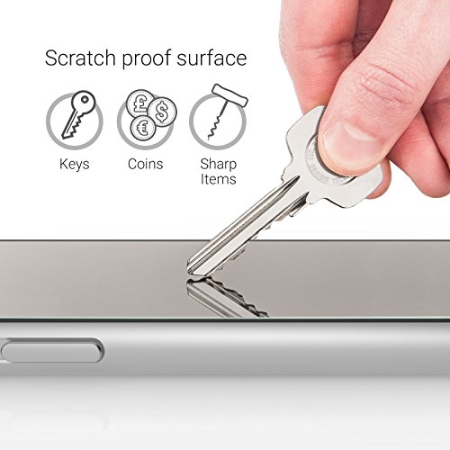 iPhone 6S Screen Protector [2 Pack] Caseflex iPhone 6 / 6S Tempered Glass [3D Touch Compatible 0.2mm Thickness / 9H Hardness Rating]