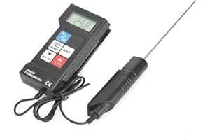 WALFRONT Professionelles Digitales Thermometer mit Fühler Hochpräzises Elektronisches Thermometer Wassertemperatur, EM502C für Lebensmittel Industrie