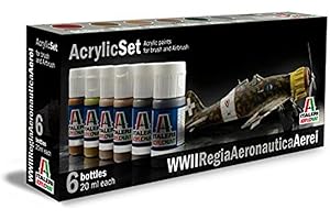 Italeri 510000437 Set di Colori per WWII REGIA Aeronautica Aerei