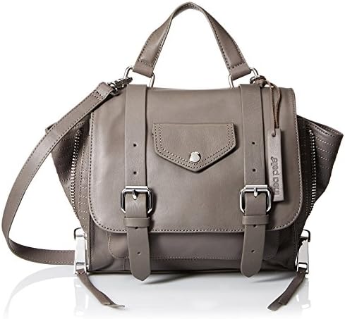 Linea Pelle Women's Rowan Mini Messenger, Grey