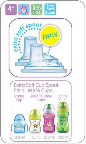 Extra Soft Cup Spout 2pk (Extra Soft cup)