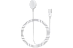 URBBALUME Ładowarka zegarka do Apple Watch, Certyfikat MFi bezprzewodowy kabel magnetyczny do ładowania iWatch, przenośny do ładowania zegarka USB Kompatybilny z Apple Watch11/10/9/8/7/6/5/4/3/2/1/Ultra/SE
