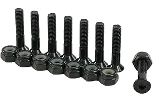 Enuff Lot de 8 boulons pour skateboard 2,5 cm