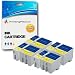 Produktbild 8 Tintenpatronen kompatibel zu Epson T050 T052 für Epson Stylus Colour 400 440 460 500 580 600 600Q 640 660 670 C20 C20SX C20UX C40 C40SX C40UX - Schwarz/Color, hohe Kapazität