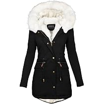 Produktbild von Generisch Damen Lang Winterjacke Revers Parka Trenchcoat Mantel