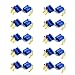 Produktbild ulex® Original EC3 Premium Goldstecker Stecker Buchse Male Female 10 Paar (20 Stück) 3,5mm 3.5mm Goldkontaktstecker 60A Dauerstrom ESC Lipo Akku von Mr.Stecker Modellbau®