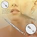 CANDURE® - Professional Blackheads Whiteheads Remover Extractor Facial Tool -Flat and Round Wired Ends - Stainless