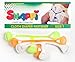 Snappi Cloth Diaper Fasteners - Pack of 3 DAYGLO / NEON (Orange, Yellow, White) (Baby/Babe/Infant - Little ones)