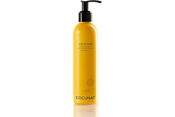 COCUNAT – Booster des Boucles - Crème Définissant - Anti Frisottis - Cheveux Bouclés - Hydrate en Profondeur Sans Sulfate - 250 ml