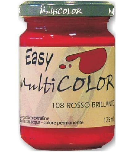 Deka Color Lack Colori Acrilici Lucidi Base Acqua 25 Ml - Vernice Per Ceramica, Porcellana, Vetro - Lavabile E Cottura Fino A 170°C