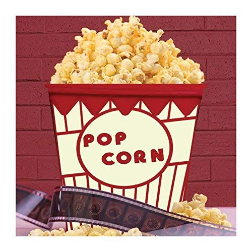 Thumbs Up Recipiente de Palomitas para Microondas, Silicona, Rojo, 13.3x9.1x15.5 cm