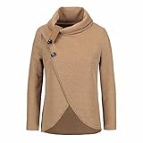 wasserdicht jacke springswear damen cardigan strickjacke reißverschluss kapuzenjacke damen jacke essentials solid kapuzenpullover sweatjacke winter herbst warm elegant lady langarm fransen quasten lässig asymmetrisch stricken