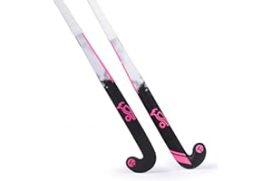Kookaburra Hat Swift Stick-34 Palo de Hockey, Juventud Unisex, Negro/Rosa, 34 Pulgadas