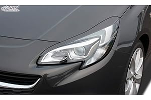 RDX Racedesign Scheinwerferblenden Corsa E 2014- (ABS), Unlackiert