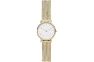 Skagen Signatur Uhr für Damen, Quarzwerk mit Edelstahl- oder Lederarmband