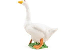 Papo 51061 figurka z białej gęsi znajomi farmie, wielokolorowa