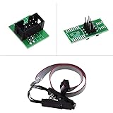 ARCELI Clip di prova SOIC8 SOP8 per la programmazione in adattatori EEPROM 93CXX / 25CXX / 24CXX + 2