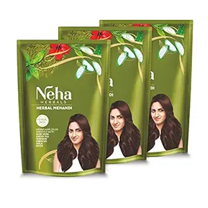 Neha Herbals Mehandi - 140G (Pack of 3)