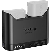 SmallRig Digitalkamera-Akku LP-E6P mit Akku-Ladegerät, Akkutyp