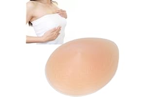 FABATER Formes Mammaires en Silicone pour Mastectomie pour les Patientes Atteintes D'un Cancer du Sein, Prothèses Mammaires en Forme de Goutte D'eau pour Femmes, Universels Gauche Droite (400g)