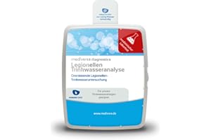 MEDIVERE DIAGNOSTICS Medivere Trinkwasser Laboranalyse Legionellen - Analyse von Legionellen im akkreditierten Fachlabor für eine Trinkwasserentnahmestelle