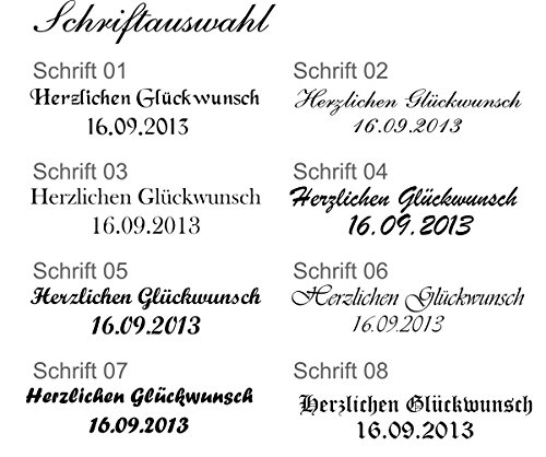 Sehr schöne weiß gewischte Metall-Laterne mit kupferfarbenem Dach inkl. Wunschgravur, Wunschtext. Die Geschenkidee! z.B.zur Hochzeit, Geburtstag, - 4