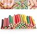 SODIAL(R) 50PCS Fruit Nail Art Fimo Canes Rods Sticks Stickers Tips 3D Decoration
