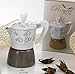 Produktbild Oggettistica per bomboniere Espressokocher Moka Design Herzen Gastgeschenk Hochzeit in Geschenkbox
