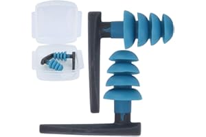 Bediffer Bouchon D'oreille de Plongée Professionnel, Scellant 2PCS Bouchon D'oreille de Natation Étanche pour la Natation pour la Plongée, Fournitures de natation