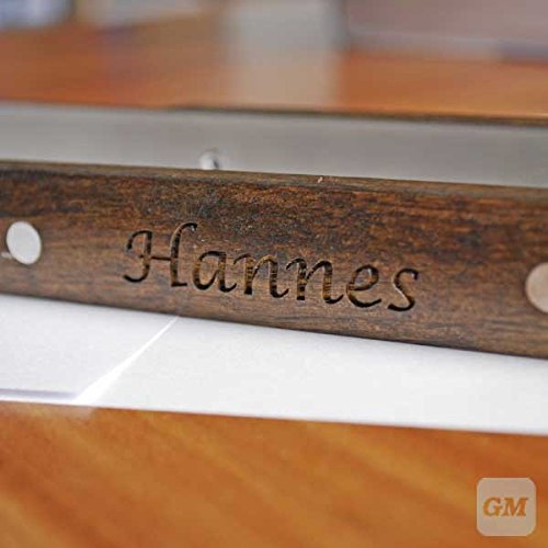 Grillzange mit Gravur | Edelstahl | Personalisiert auf der Vorder- und Rückseite | Geschenkidee für echte Grillmeister - 3