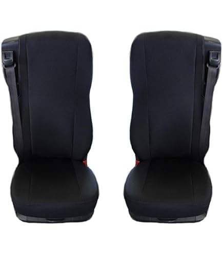 Set Stoelhoezen DAF XF 105 / 106 Euro 6 - (8) Zwart - (2) Blauw