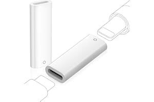 ACAGET Bluetooth Adattatore da USB C a Apple Pencil (2 Pezzi), Connettore Adattatore per Apple Pencil 1st Adattatore di Ricarica Cavo per Apple Pencil e iPad 10th,Adattatore Caricatore iPencil per iPad 10th