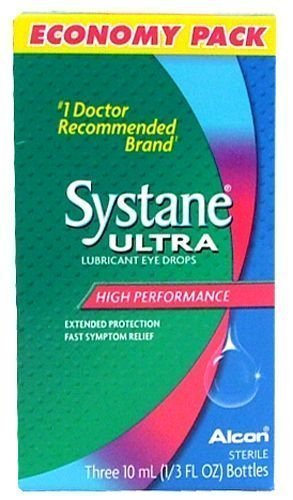 Alcon Systane Ultra 3 X 10ml (0.33 Fl Oz) Bottles Personal Healthcare / Health Care by Systane