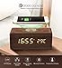 Produktbild DIGOO DG-AC80 LED 12/24 Hour Adjustable Display Wooden Clock Wirless Charging Voice Control Alarm Clock by scoutBAR
