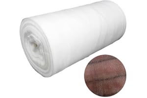 Bolukets Filet Anti Insecte Potager Filet de Jardin Filet de Protection Jardin en Maille Fine Moustique Oiseaux Barrière pour la Protection des Plantes, Fleurs, Légumes et Fruits(1x15m)