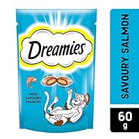 Dreamies Cat Treats, Salmon, 60 gm