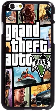 Grand Theft Auto 5 V6J8Pu iPhone 6 6S 4.7 Inch Cell Phone Case Black T0O3QL DIY Personalized Phone Case