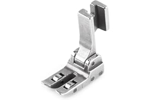 Yunxwd 1pc Industrial Sewing Machine Roller Presser Foot Stitching PVC Leather Fabric for Sewing Machine Clothes and Leather